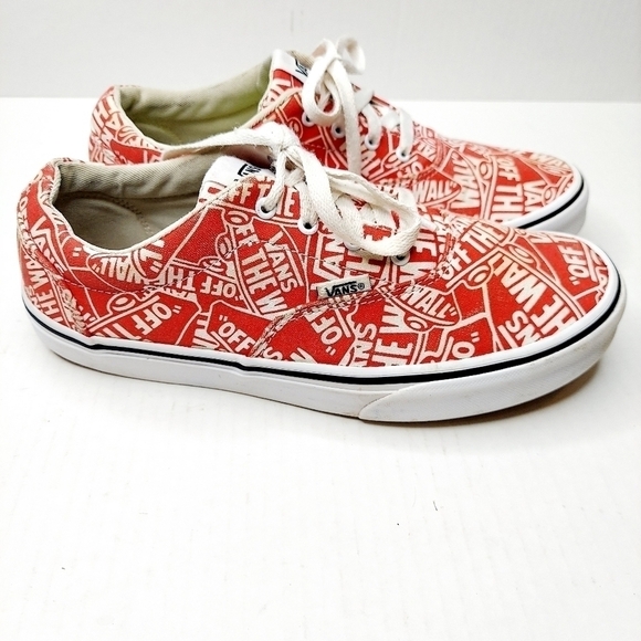 Vans Low Top Graphic Skate Shoe Sz 7.5 / 8 - Picture 15 of 16